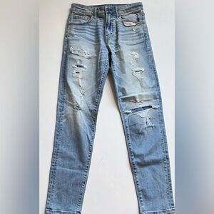 AE AirFlex Patched Athletic Fit Jean Classic Vintage Destroy Size 29 X 31 32